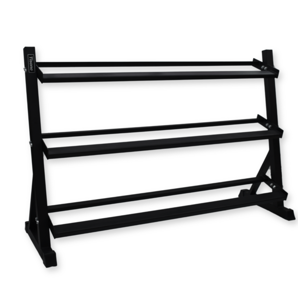 Soporte horizontal mancuernas 3 alturas Tisone